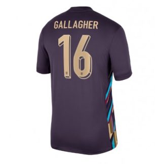 Novo Moški Nogometni dresi za nogomet Anglija Gostujoči Euro 2024 Conor Gallagher 16