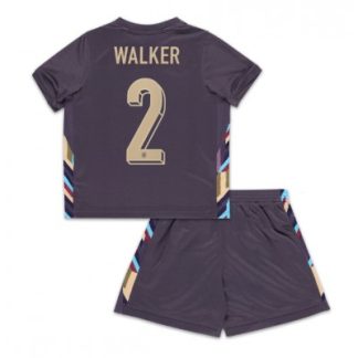 Novo Otroški Nogometni Dresi Reprezentance za otroke Anglija Gostujoči Euro 2024 Kyle Walker 2