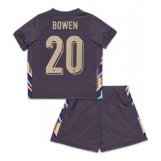 Novo Otroški Nogometni dresi za otroke Anglija Gostujoči Euro 2024 Jarrod Bowen 20