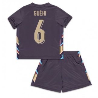 Novo Otroški Nogometni dresi za otroke Anglija Gostujoči Euro 2024 Marc Guehi 6