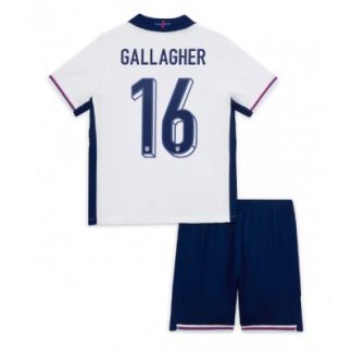 Pocen Otroški Nogometni dresi za otroke Anglija Domači Euro 2024 Conor Gallagher 16