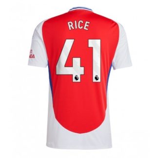 Poceni Moški Nogometni dresi Arsenal Domači 2024-25 Kratek Rokav tisk Declan Rice 41