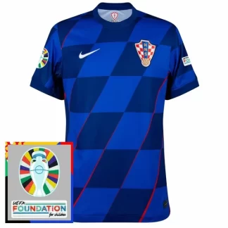 Poceni Moški Nogometni dresi Hrvaška Reprezentance Gostujoči Euro 2024 Kratek Rokav