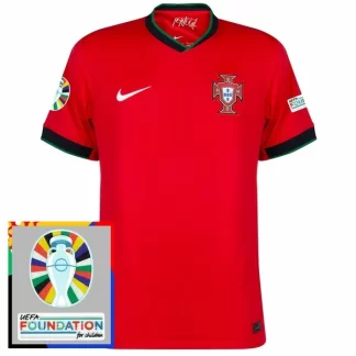 Poceni Moški Nogometni dresi Portugalska Reprezentance Domači Euro 2024 rdeča