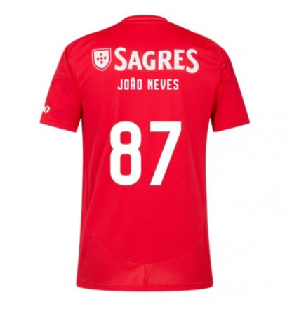 Najcenejši Moške Nogometnih dresov Benfica Domači 2024-25 Joao Neves 87