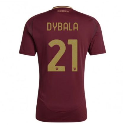 Poceni Moški Nogometni dresi AS Roma Domači 2024-25 z lastnim tiskom Paulo Dybala 21