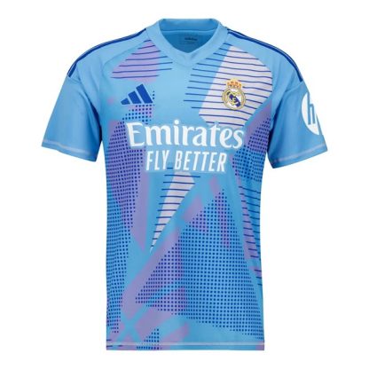 Vroča Prodaja Moški Nogometni dresi Real Madrid Vratar Domači 2024-2025 Thibaut Courtois 1