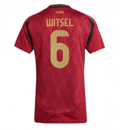 Poceni Ženski Nogometni dresi Reprezentance Belgija Domači EP 2024 Axel Witsel 6